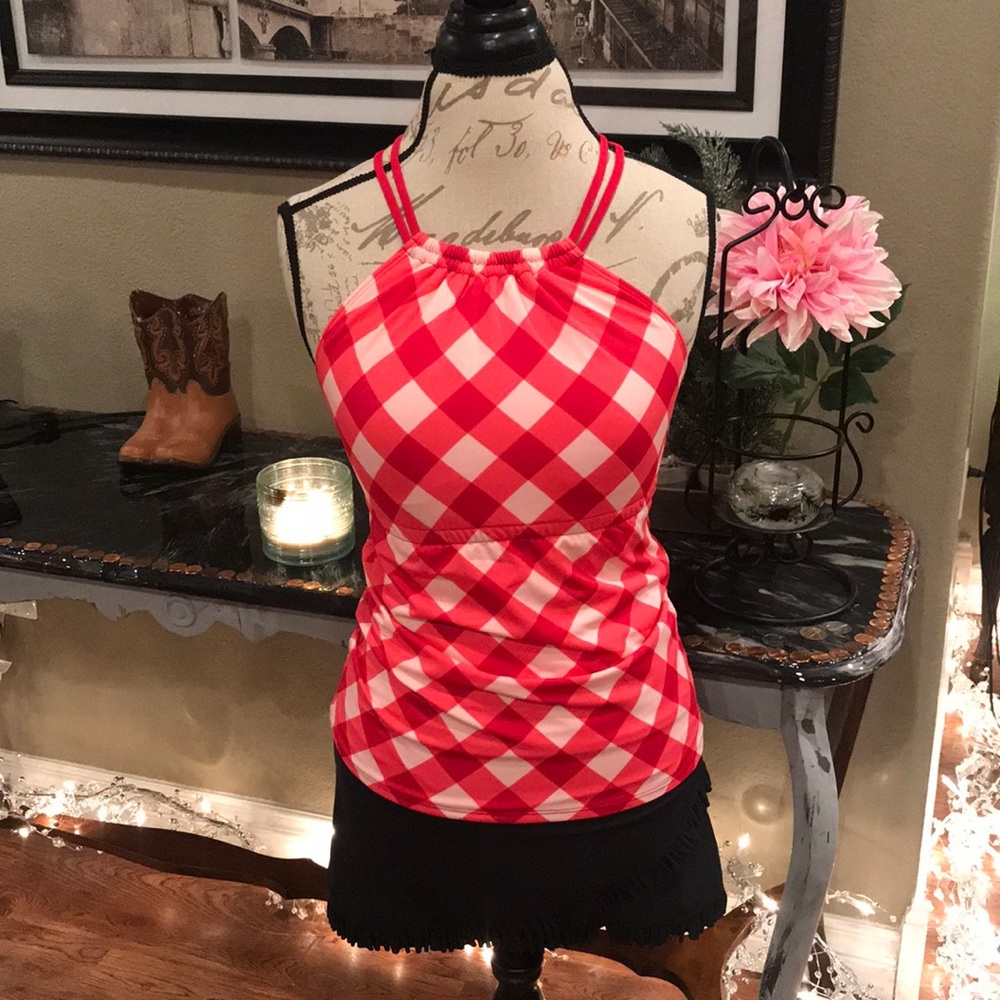 Red Tankini Top